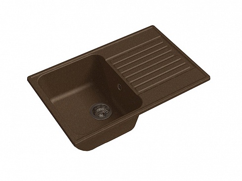 Мойка искусственный камень GranFest QUARZ Z-78, 740х480 мм