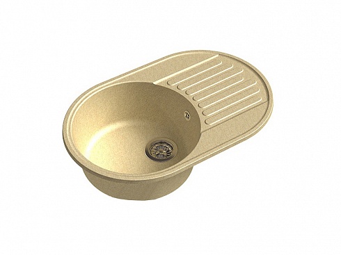 Мойка искусственный камень GranFest QUARZ Z-18, 740х480 мм