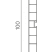 Цоколь пласт. КРЕМ H-100 L-3000