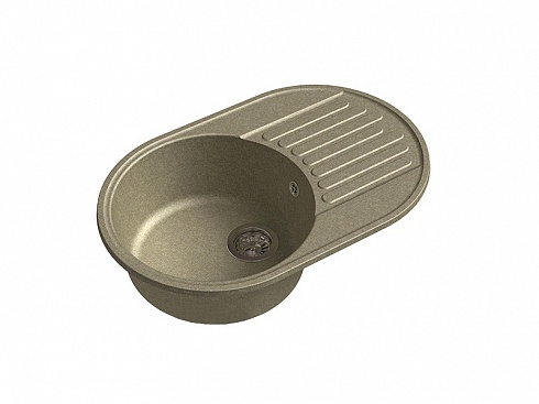 Мойка искусственный камень GranFest QUARZ Z-18, 740х480 мм